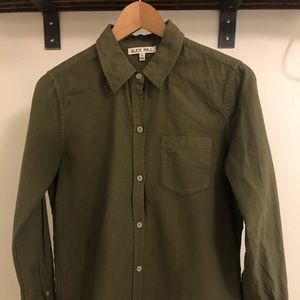 Alex Mill garment-dyed Oxford button down